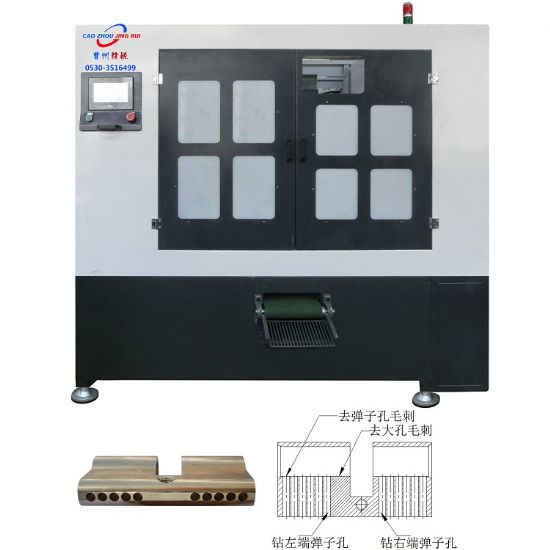 點(diǎn)擊查看詳細(xì)信息<br>標(biāo)題：JZ-4.5自動(dòng)鎖殼鉆彈子孔去毛刺機(jī) 閱讀次數(shù)：2105