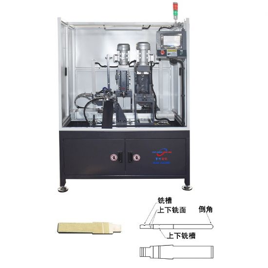 點擊查看詳細信息<br>標題：JZ-9.2F自動鑰匙銑面銑槽倒角機 閱讀次數(shù)：787